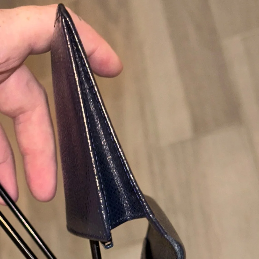 Dior Dark Blue Leather Wallet